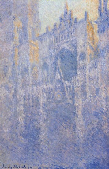 Rouen Cathedral, The Portal, Morning Fog , 1893 - Click Image to Close