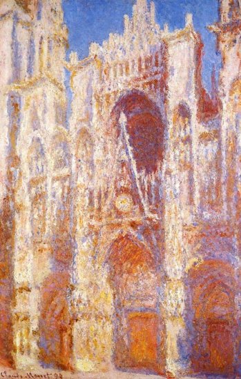 Rouen Cathedral, The Portal In The Sun , 1894 - Click Image to Close