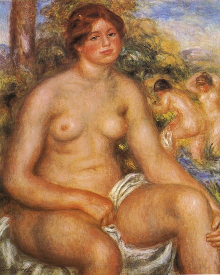 Seated Bather, 1914 - Click Image to Close