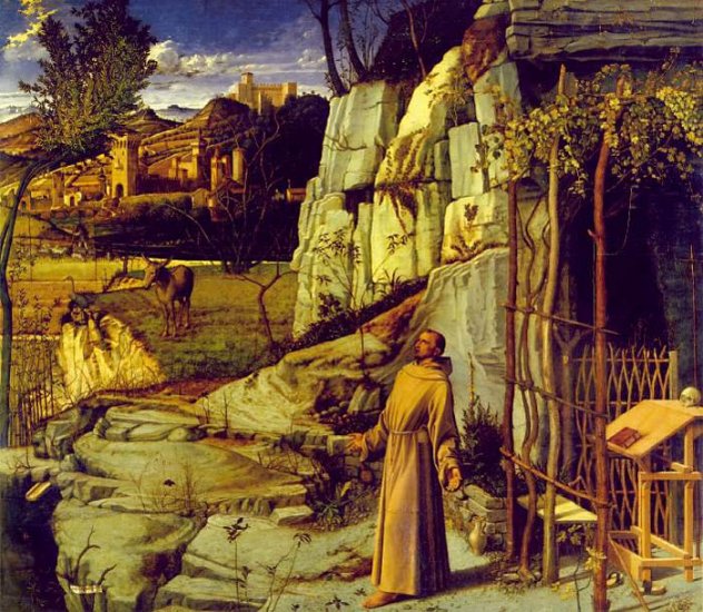 St Francis In The Desert, 1480 - Click Image to Close