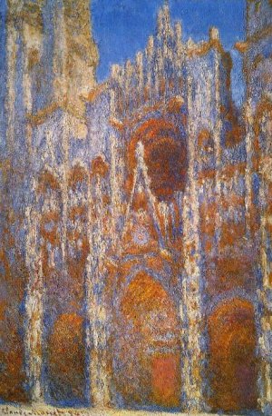 Rouen Cathedral, Sunlight Effect , 1893