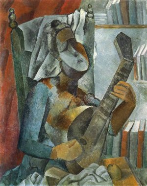 Woman Playing The Mandolin, 1909