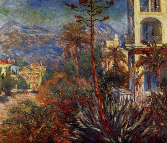 Villas At Bordighera, 1884 - Click Image to Close