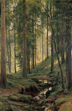 Stream By A Forest Slope, 1880