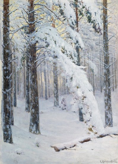 Winter Forest - Click Image to Close