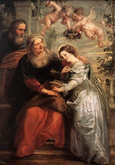 The Education Of The Virgin, 1625-1626 - Click Image to Close