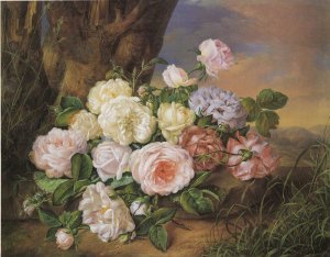 Stilleben Mit Rosen, 1858