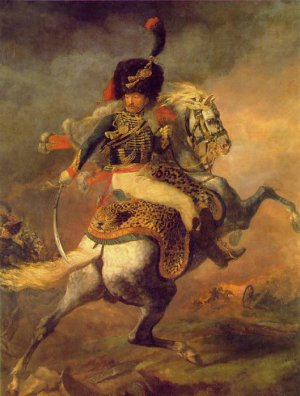 An Officer Of The Imperial Horse Guards Charging, 1814