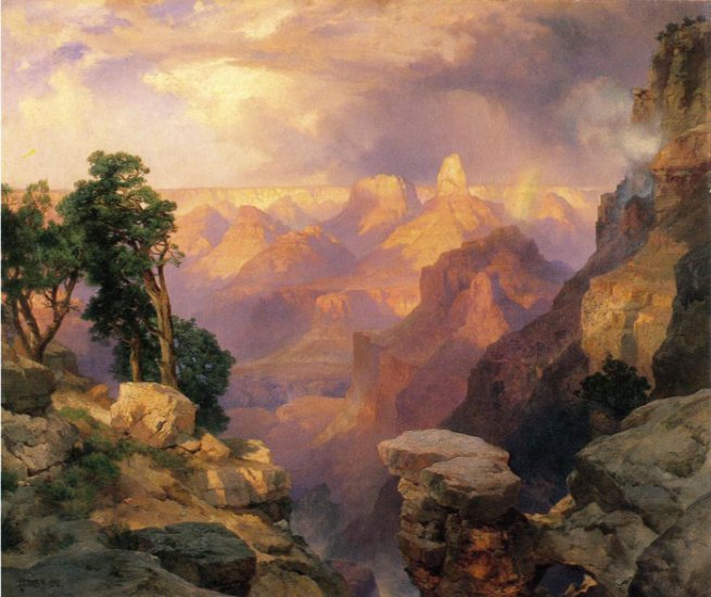 Grand Canyon With Rainbows, 1912 - Click Image to Close