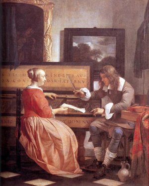 Man And Woman Sitting At The Virginal, 1658-1660