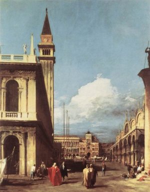 The Piazzetta, Looking Toward The Clock Tower, 1726