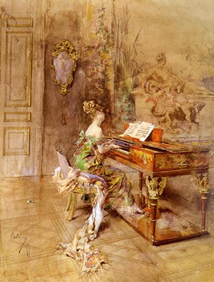 La Pianista [The Lady Pianist] - Click Image to Close