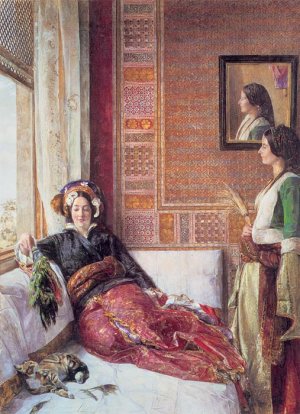 Harem Life In Constantinople, C.1857