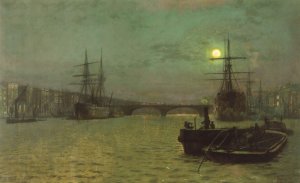 London Bridge - Half Tide, 1884