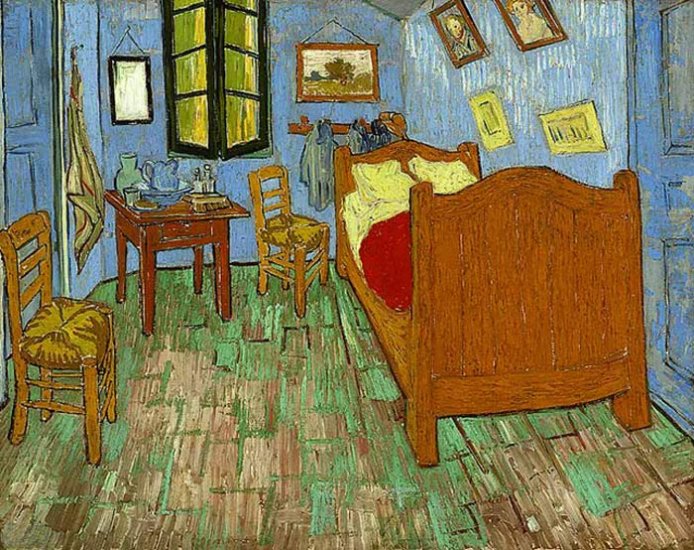 The Bedroom, 1889 - Click Image to Close