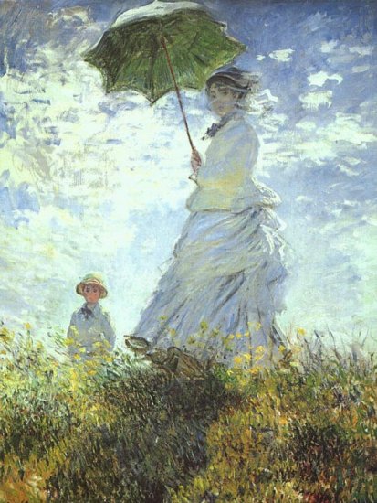 Woman With A Parasol, 1875 - Click Image to Close