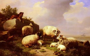 Guarding The Flock By The Coast, 1867