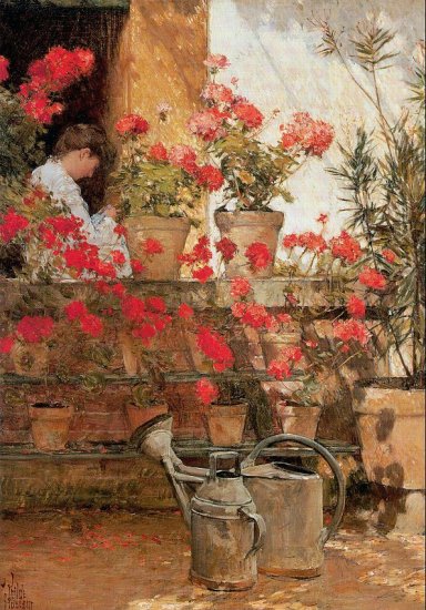 Geraniums, 1888 - Click Image to Close