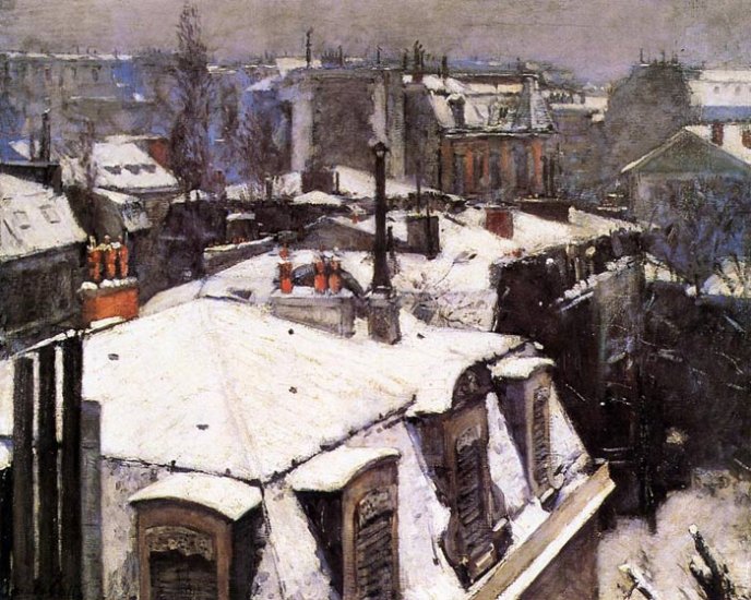 Rooftops Under Snow, 1878 - Click Image to Close