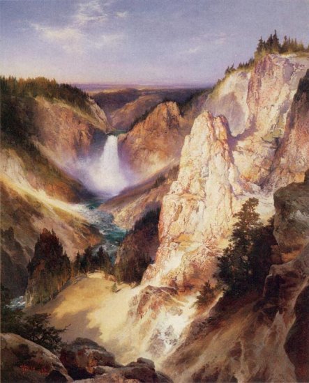 Great Falls Of Yellowstone, 1898 - Click Image to Close