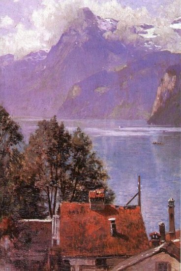 Brunnen, Lake Lucerne, 1898 - Click Image to Close