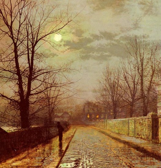 Lane In Cheshire, 1883 - Click Image to Close