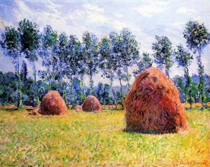 Haystacks At Giverny, 1884 - Click Image to Close