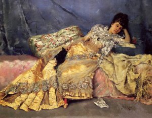 Lady On A Pink Divan, 1877