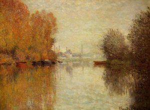 Autumn On The Seine At Argenteuil , 1873