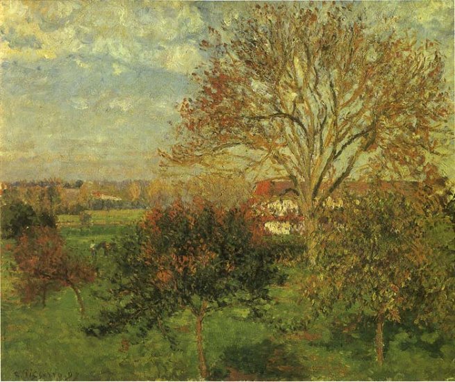 Eragny Autumn, 1897 - Click Image to Close