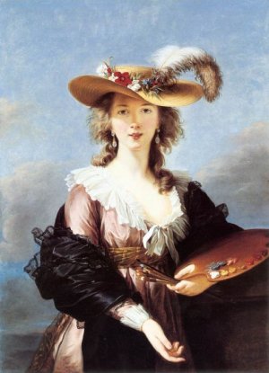 Self-Portrait In A Straw Hat, 1782