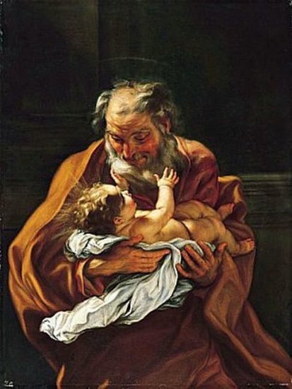 Saint Joseph And The Infant Christ, C. 1670-85 - Click Image to Close