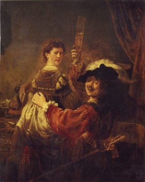 Rembrandt And Saskia, 1635