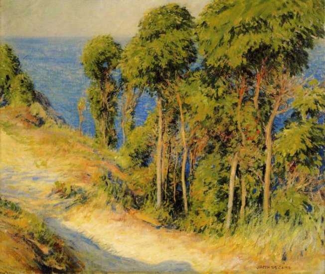 Trees Along The Coast, 1893 - Click Image to Close