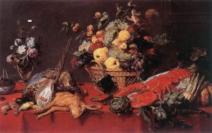 Still-life With A Basket Of Fruit