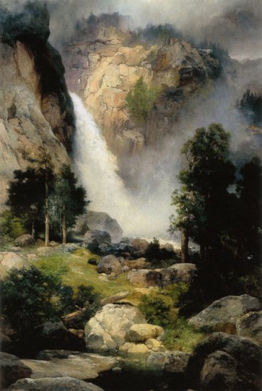 Cascade Falls, Yosemite - Click Image to Close