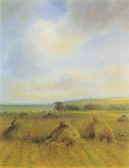 The End Of The Summer Near Volga, 1873 - Click Image to Close