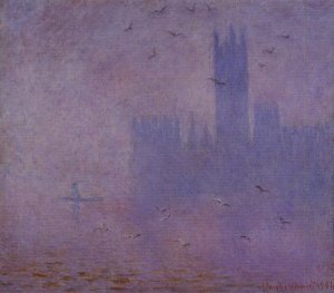 Houses Of Parliament, Seagulls , 1900