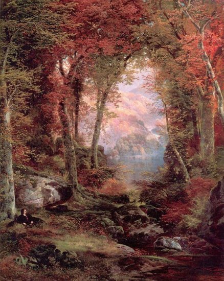 The Autumnal Woods (Under The Trees), 1865 - Click Image to Close