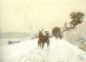 Along The Seine, Winter, 1887