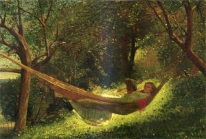 Girl In A Hammock, 1873