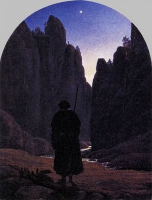 Pilgrim In A Rocky Valley, 1820