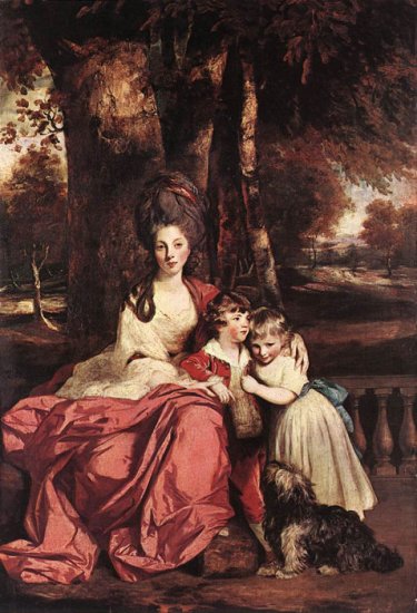 Lady Delm And Her Children, 1777-1780 - Click Image to Close