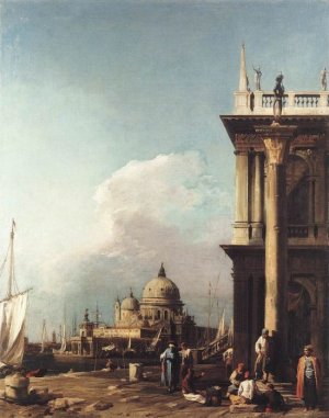 Venice: The Piazzetta Looking South-west Towards S. Maria Della Salute, 1725