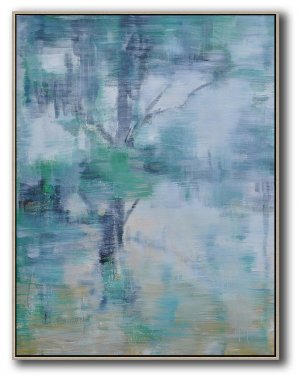 Vertical Abstract Landscape Art #ABV0A66