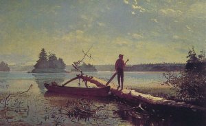 An Adirondack Lake , 1870