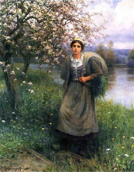 Apple Blossoms In Normandy - Click Image to Close