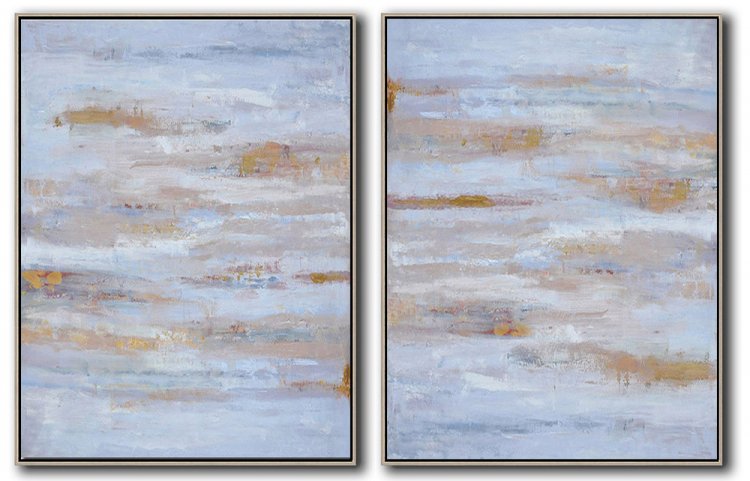 Set Of 2 Contemporary Art #SOTAC0A47 - Click Image to Close