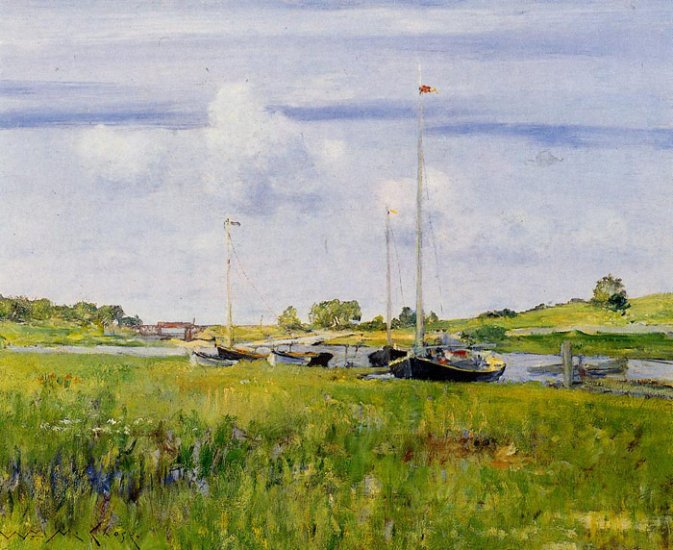 At The Boat Landing, 1902 - Click Image to Close