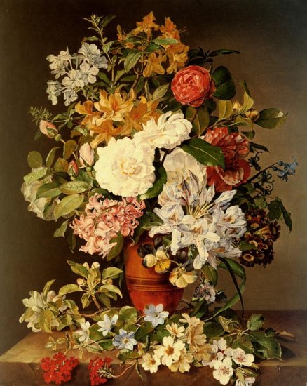 Stilleben Mit Blumen [Still Life With Flowers], 1839 - Click Image to Close